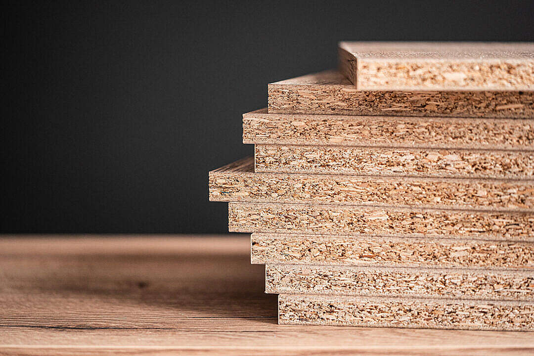 Download MDF Boards for Furniture Production FREE Stock Photo