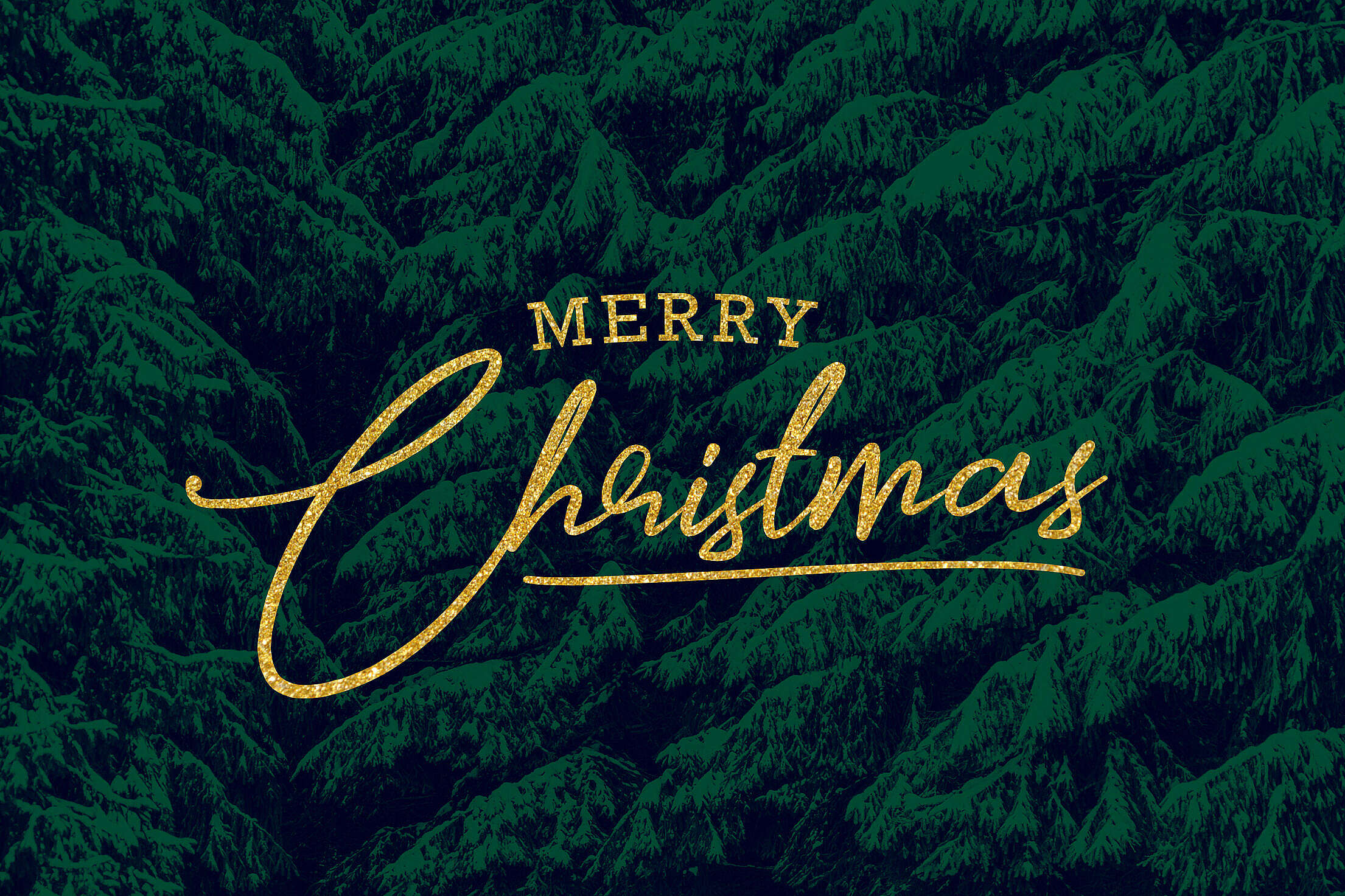 Merry Christmas Text Free Stock Photo