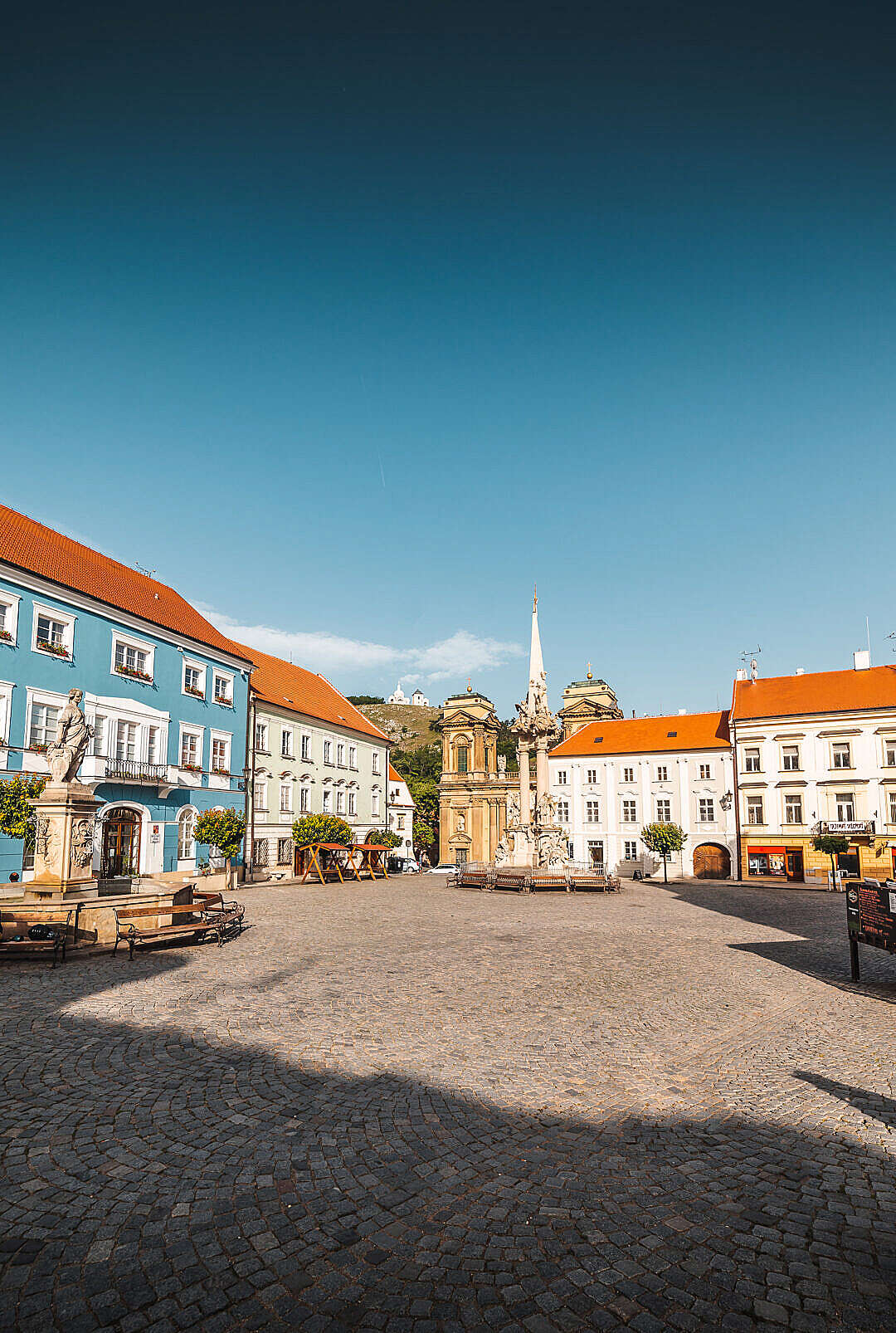 Download Mikulov City Square in Czech Republic FREE Stock Photo