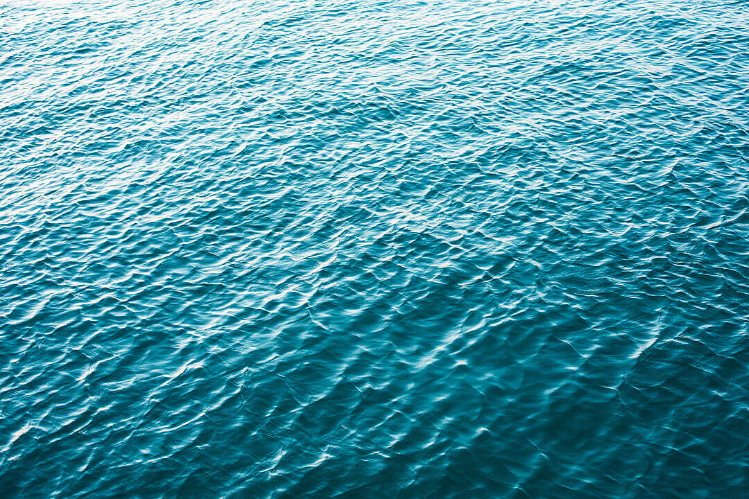 Download Minimalistic Blue Calm Sea FREE Stock Photo