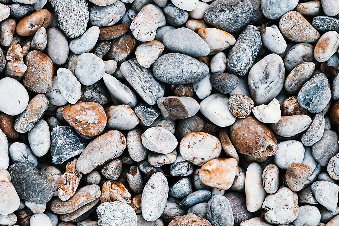 Download Mixture of Pebbles and Stones Pattern FREE Stock Photo