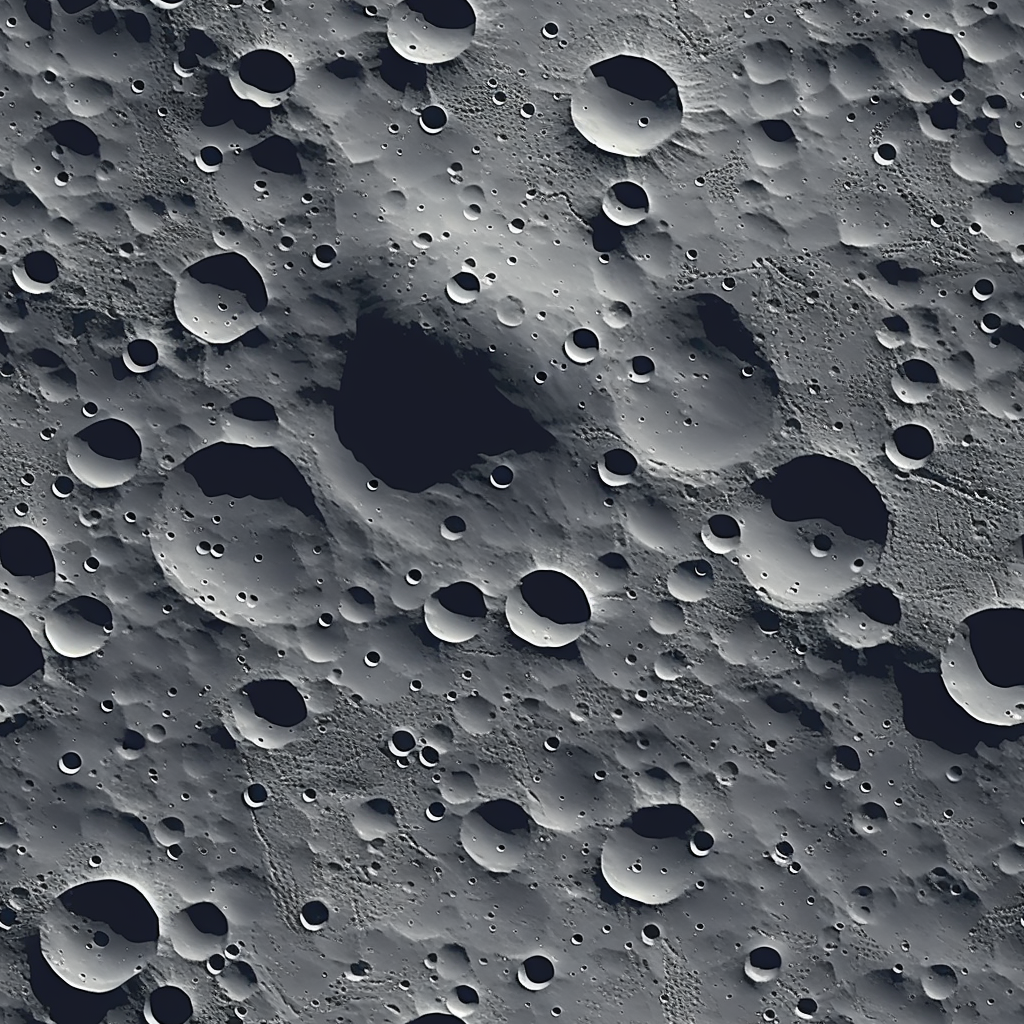 Moon Surface Seamless Texture Free Stock Photo