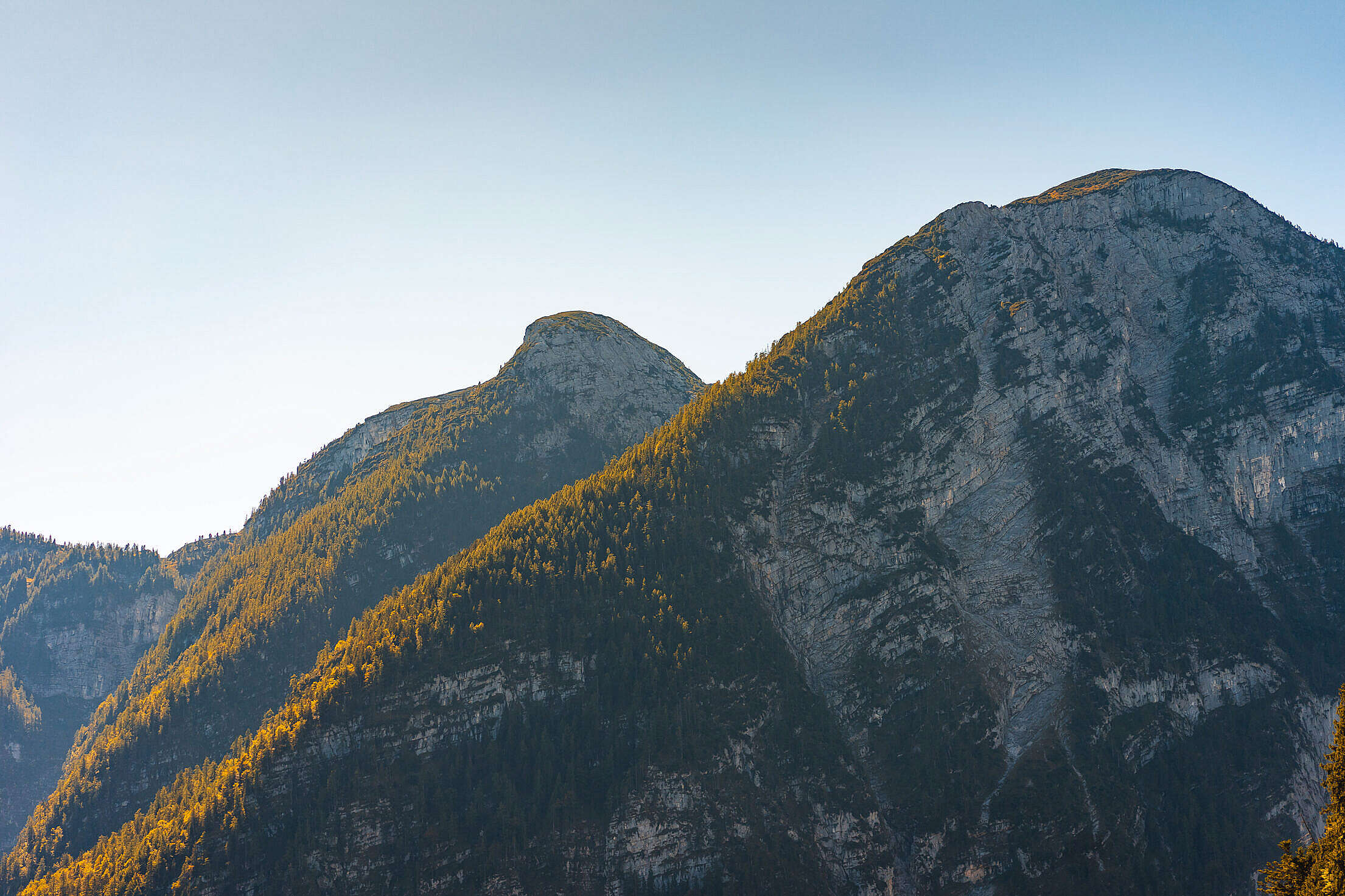 Mountains Around Hallstatt in Austria Free Stock Photo
