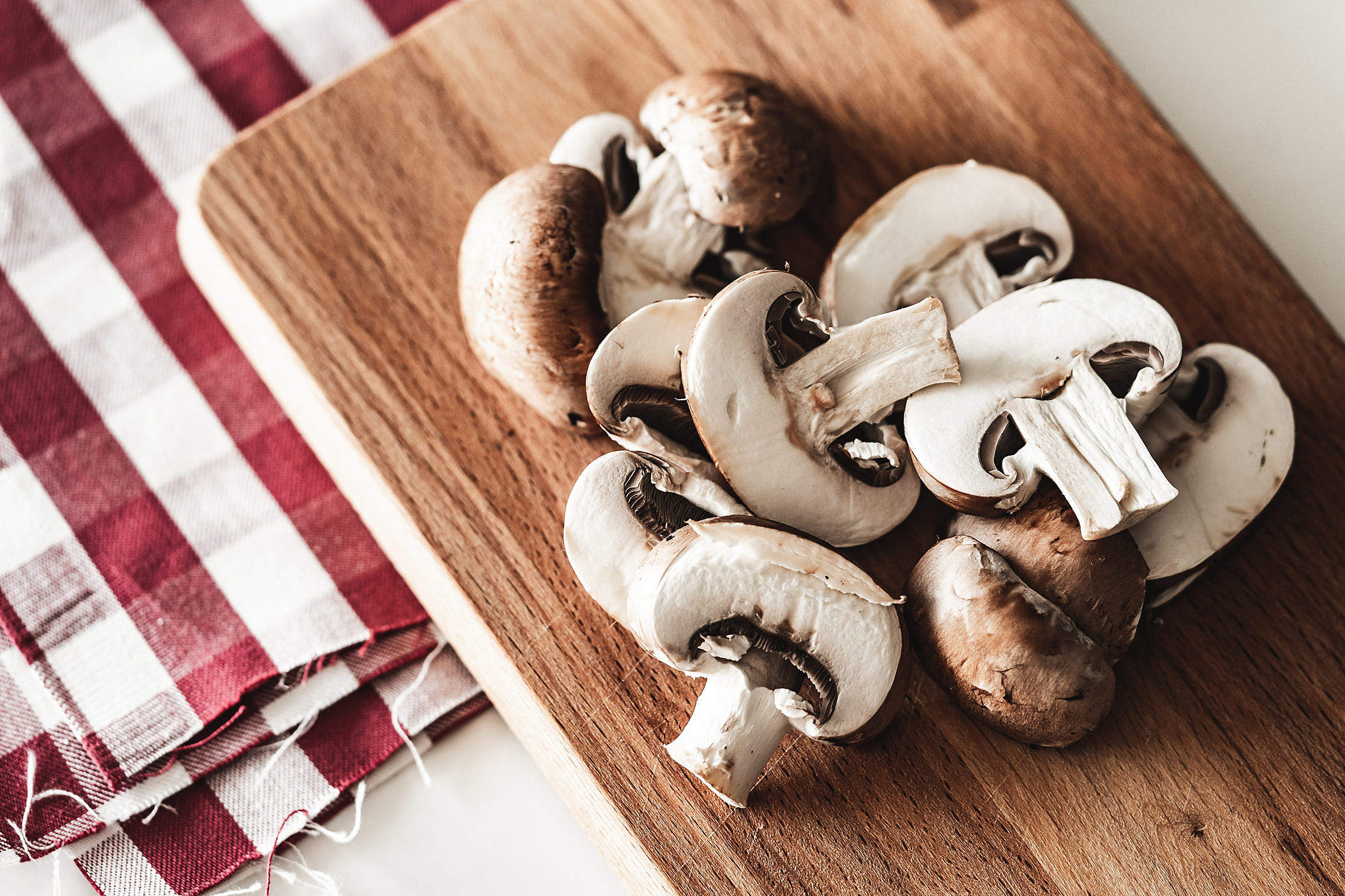 Mushrooms Cooking Ingredients Free Stock Photo