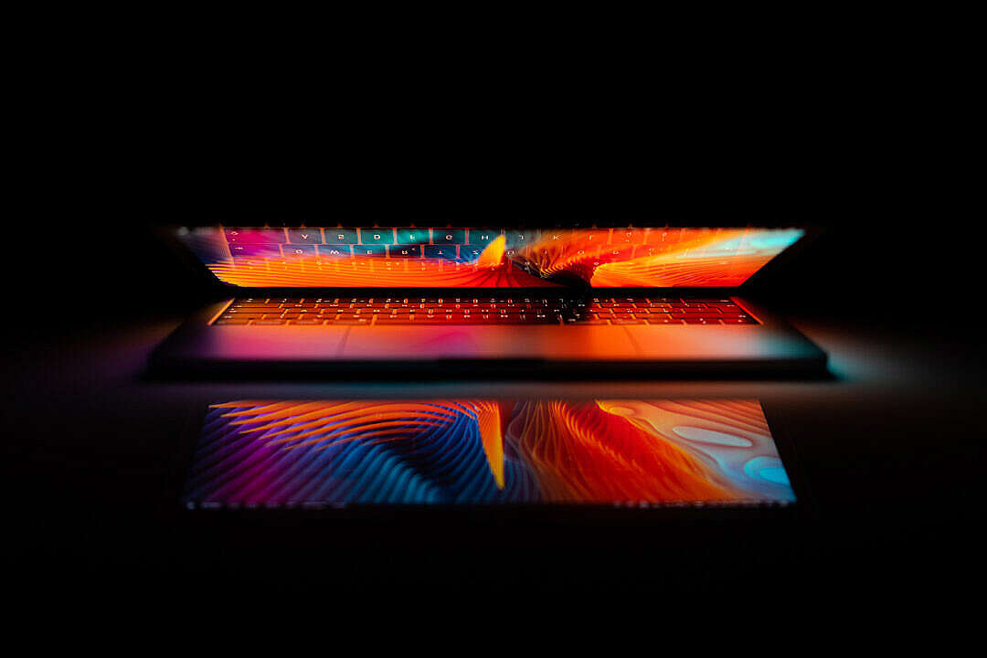 Download New MacBook Pro Reflection FREE Stock Photo
