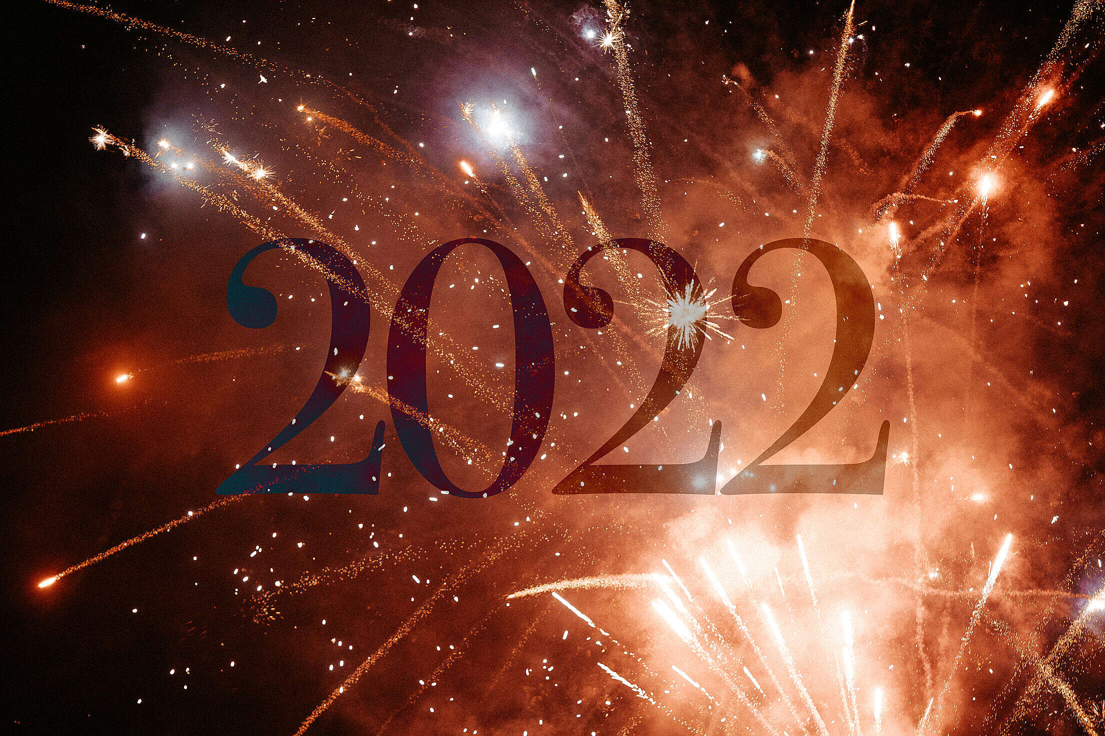 New Year 2022 Free Stock Photo
