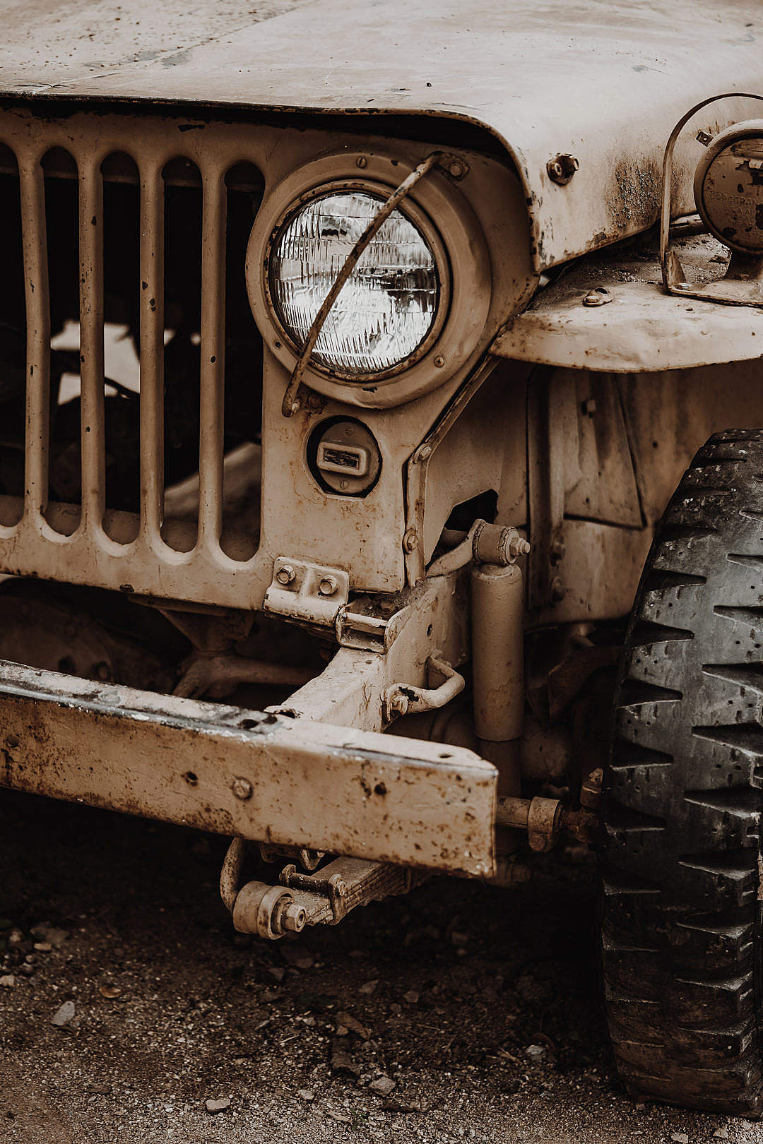 Old Unused & Abandoned Safari Jeep