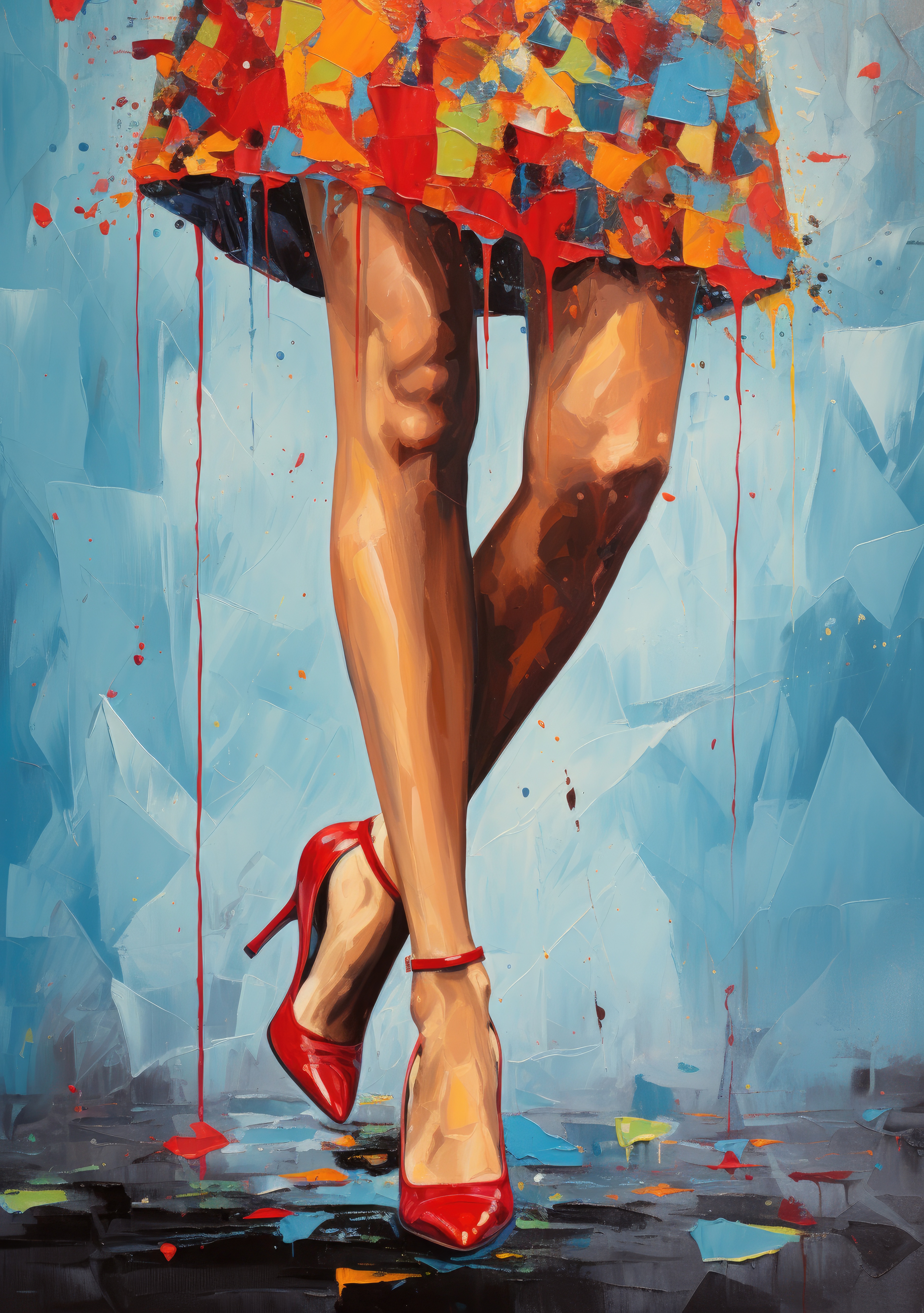 ETRE — High Heeled Art - Shoe Pop Art Paintings and Shoe Design