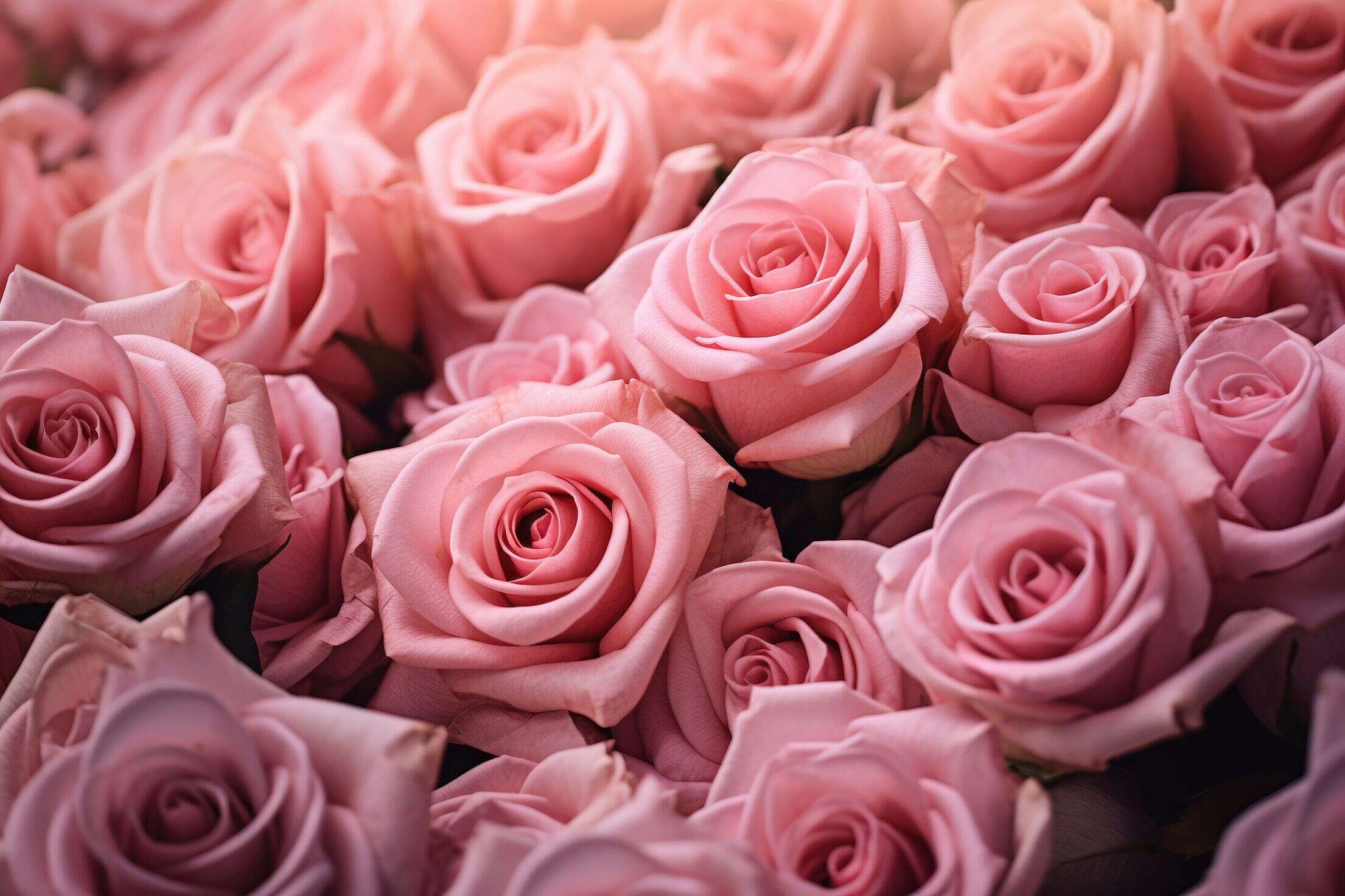 Pink Roses Bouquet Close-Up Free Stock Photo | picjumbo
