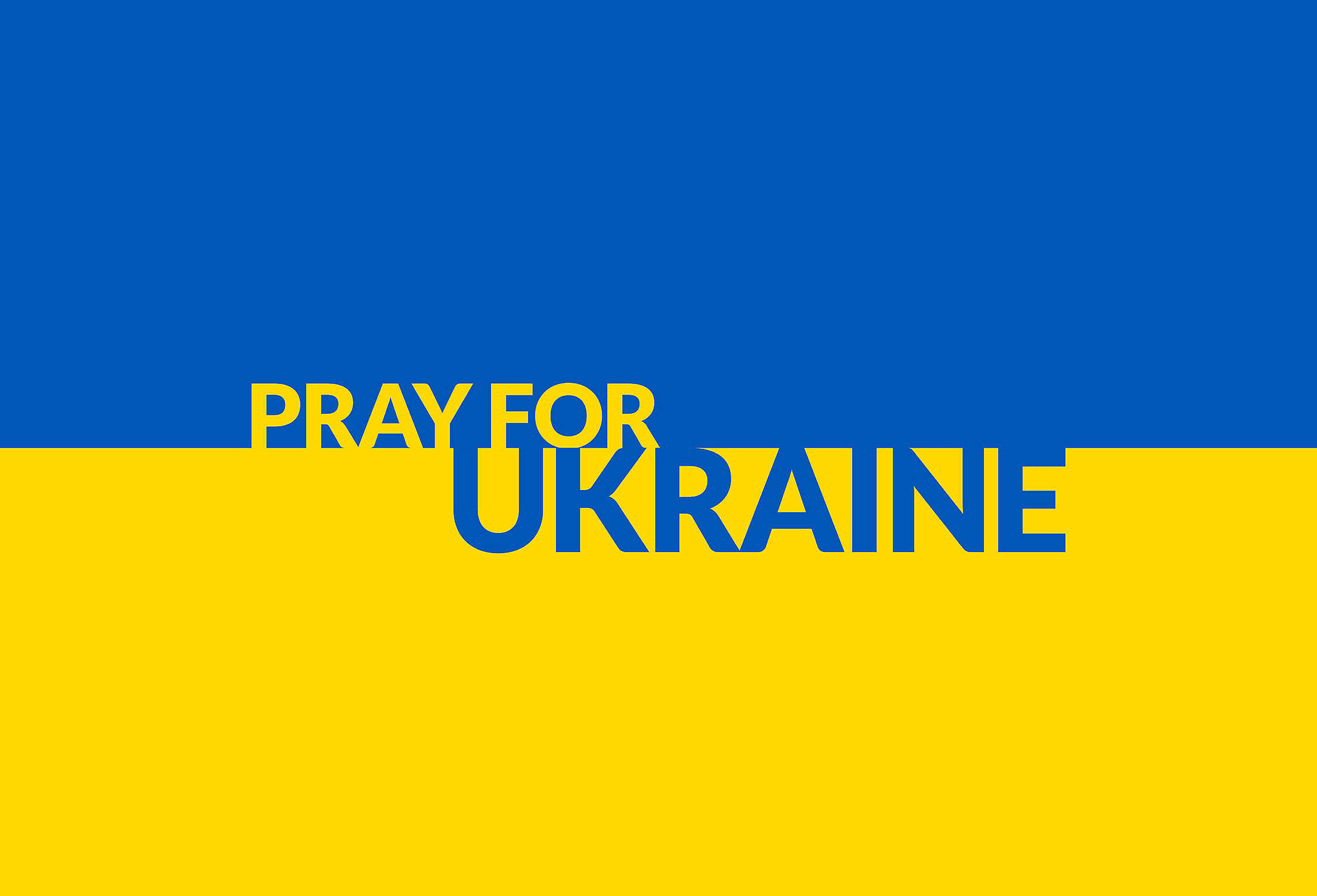 Pray for Ukraine Free Stock Photo