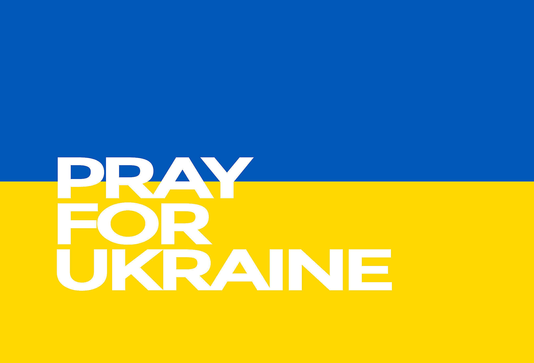 Pray for Ukraine Hi-Res Free Stock Photo