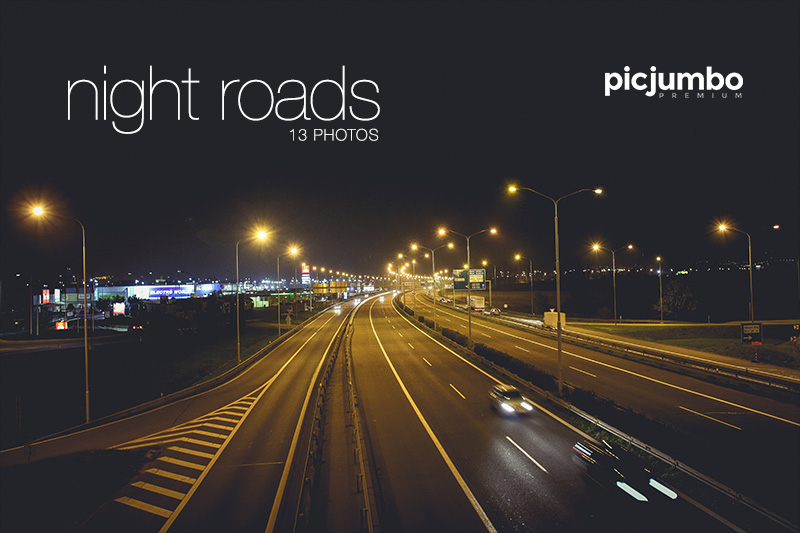 Download hi-res stock photos from our Night Roads PREMIUM Collection!