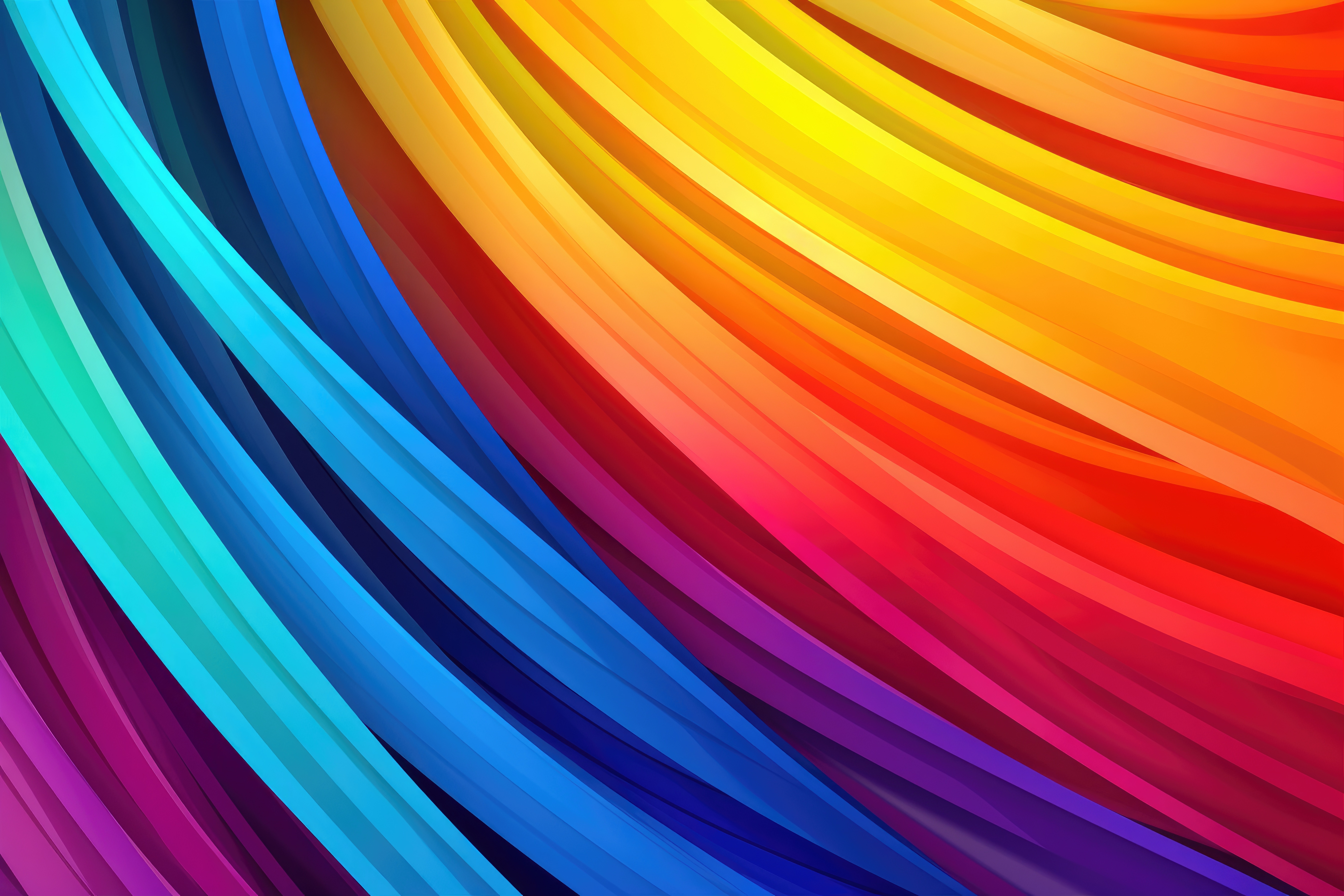 Premium AI Image  Iphone wallpapers with a rainbow background.