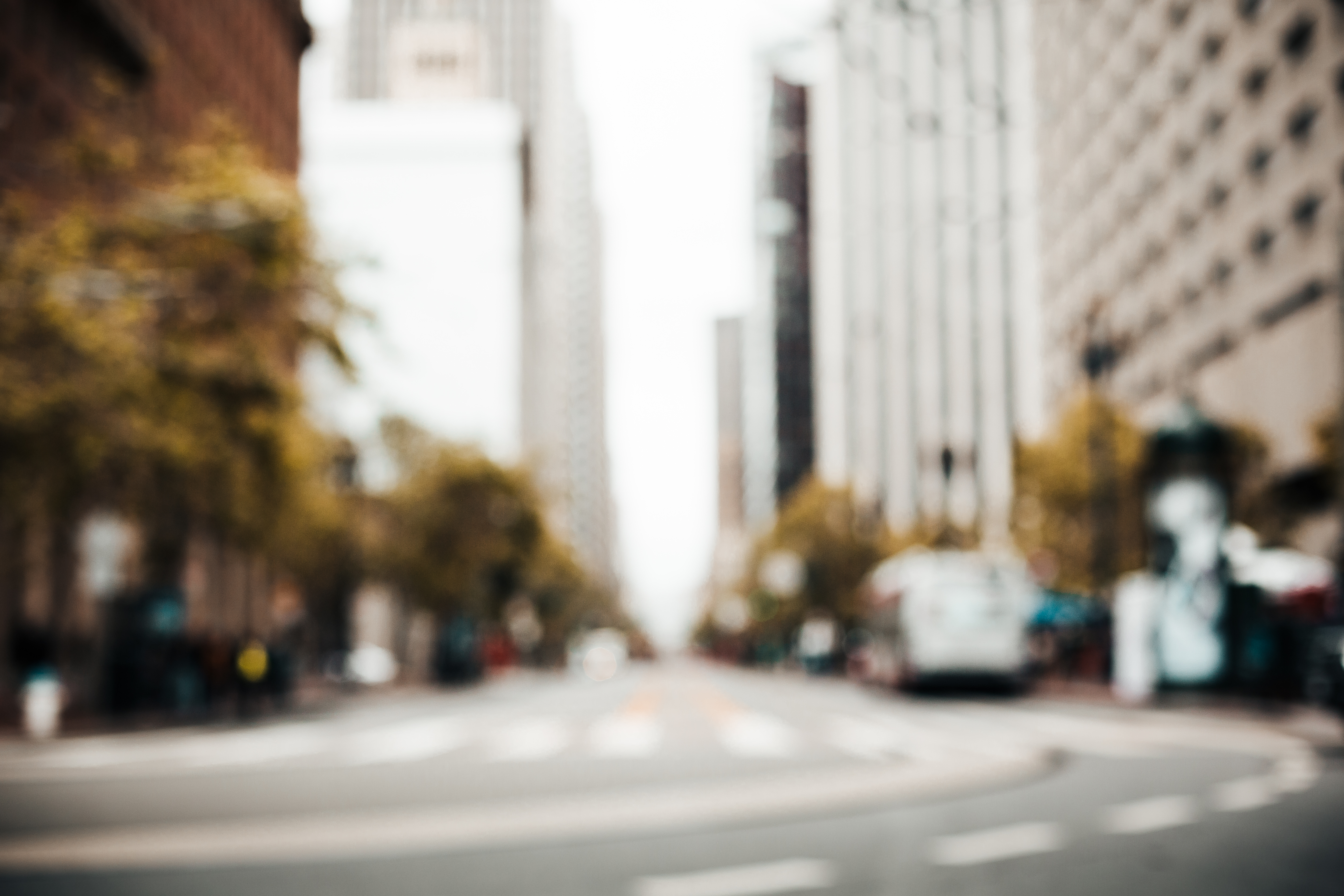 Random San Francisco Street Blurred Background Free Stock Photo | picjumbo