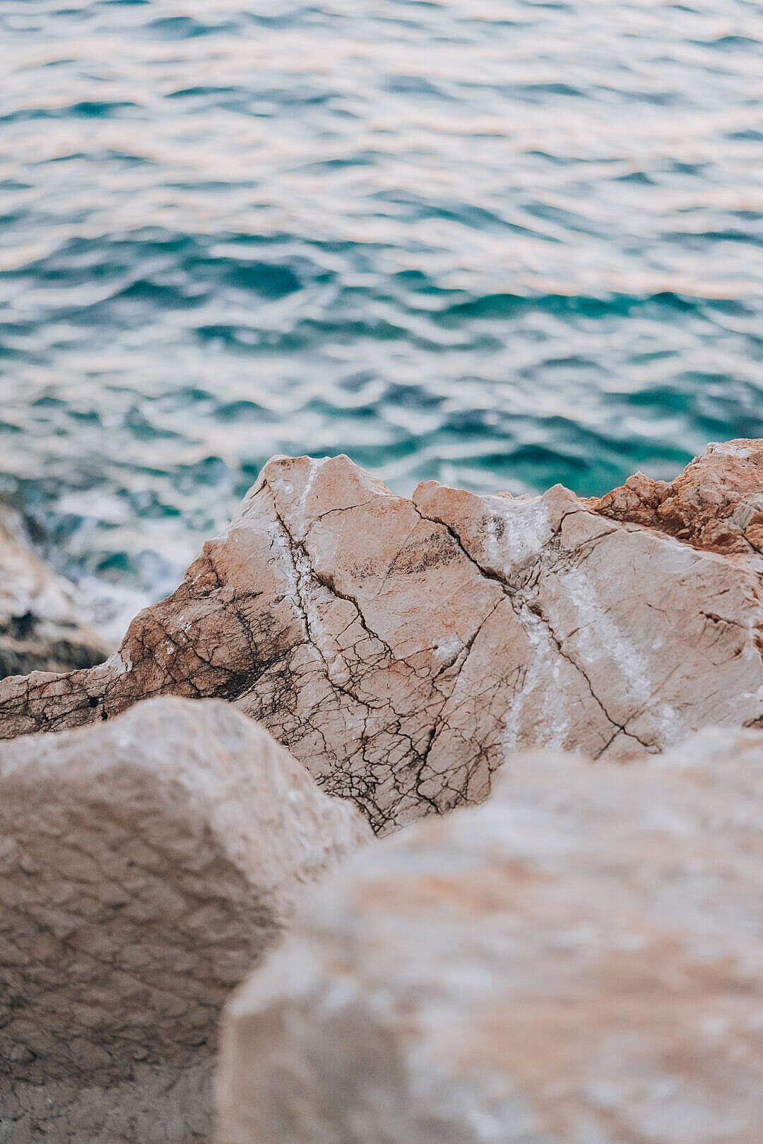 Rocky Sea Coast in Croatia