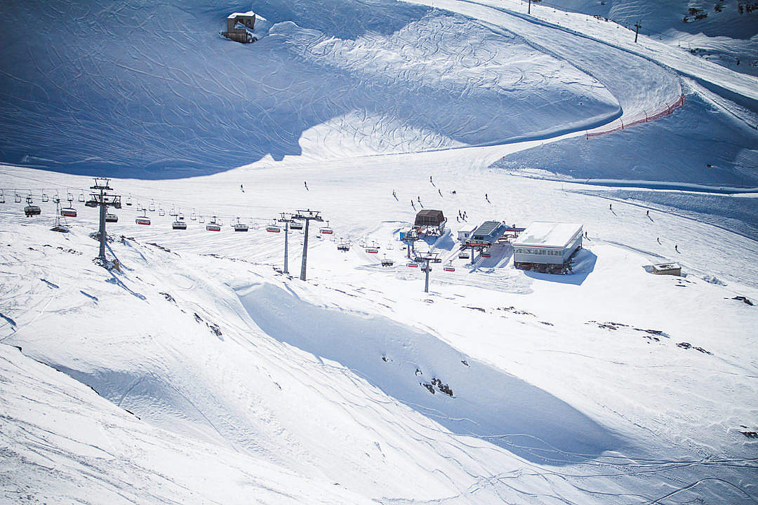 Download Ski Resort in Austria FREE Stock Photo