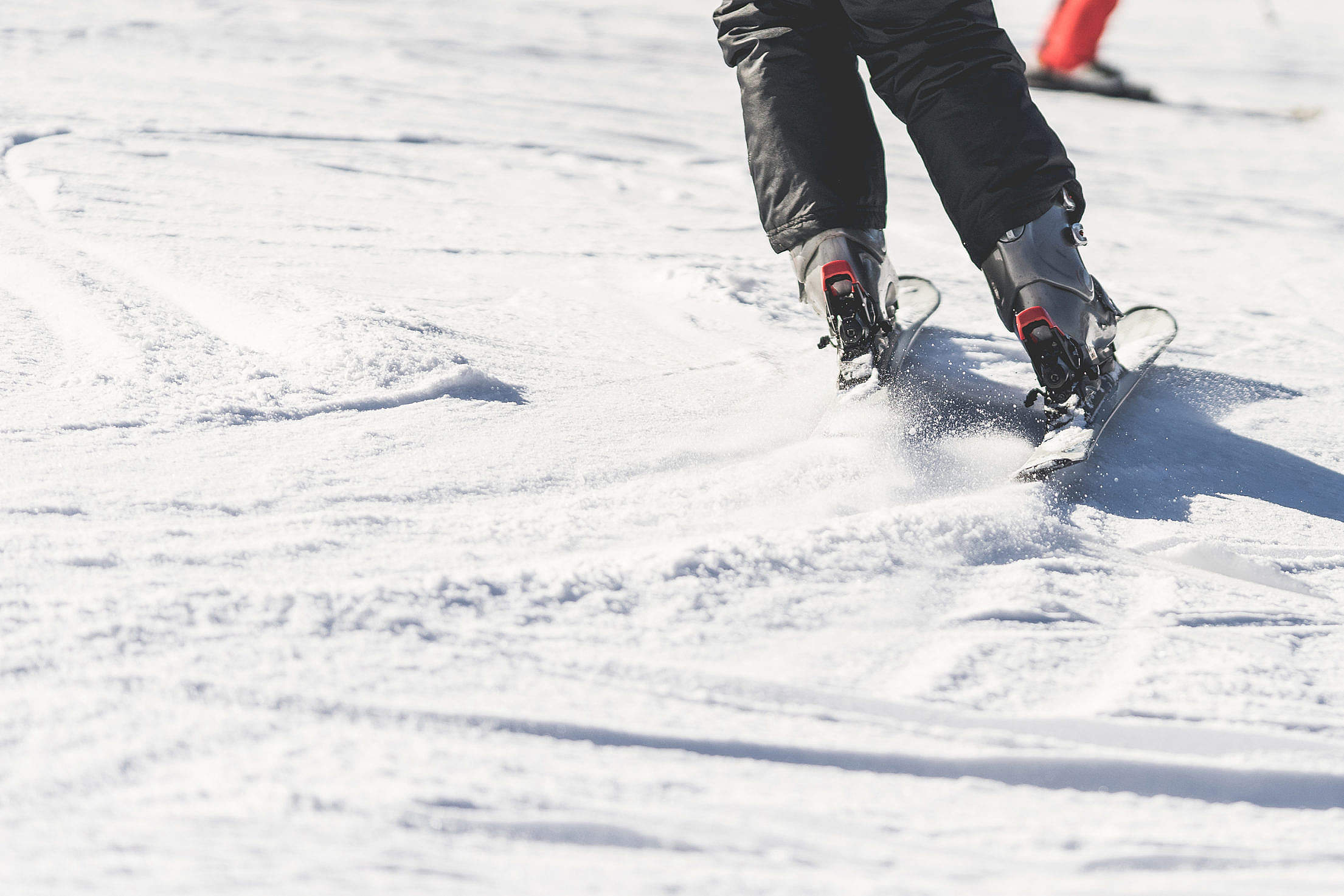 Skiing Snow And Ski Close Up Free Stock Photo picjumbo