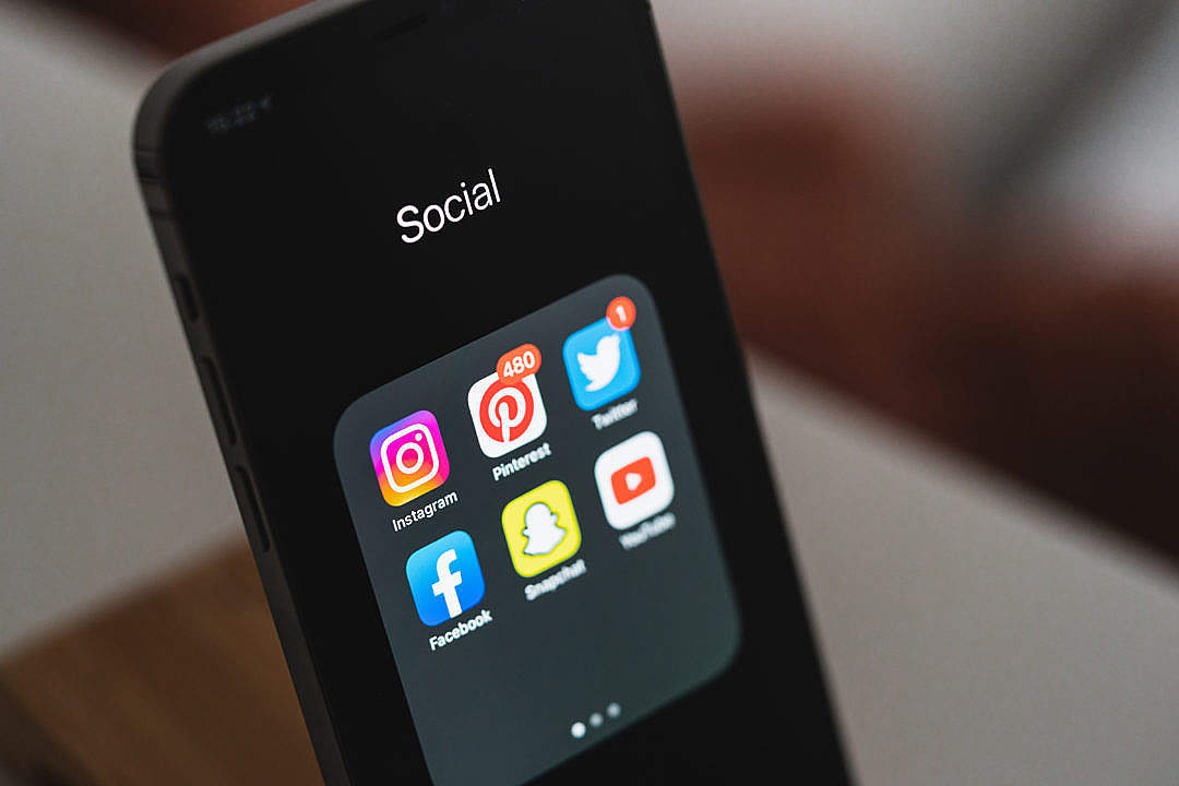 Download Social Media Apps FREE Stock Photo