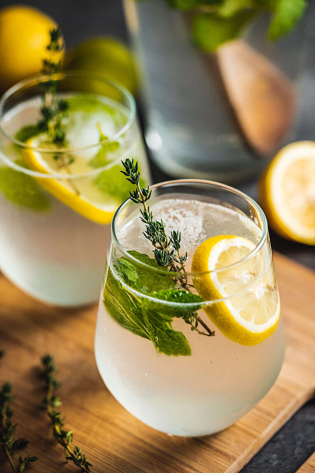 Download Stay Hydrated Homemade Fresh Lemonade FREE Stock Photo