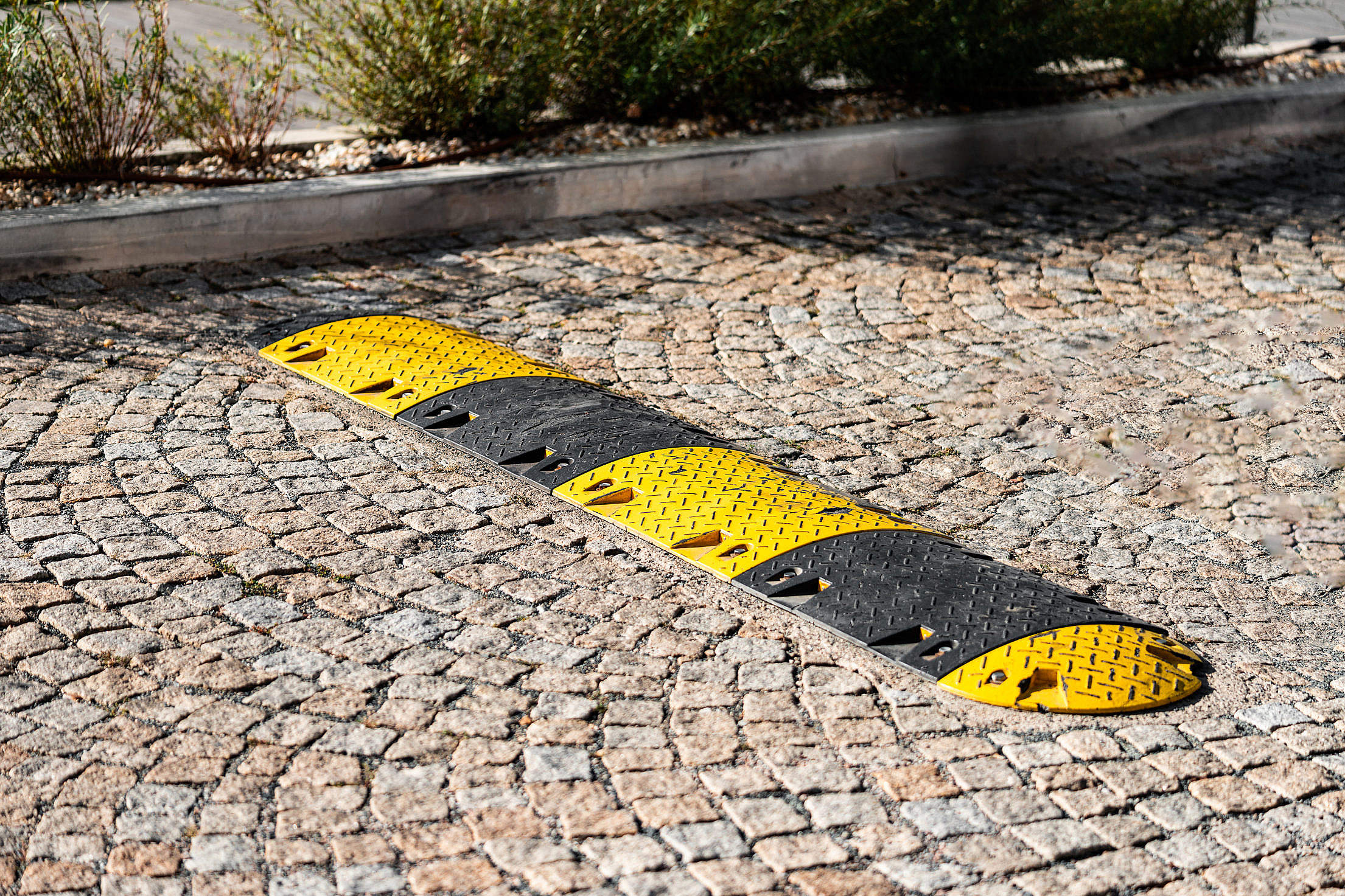 striped-speed-bump-free-stock-photo-picjumbo