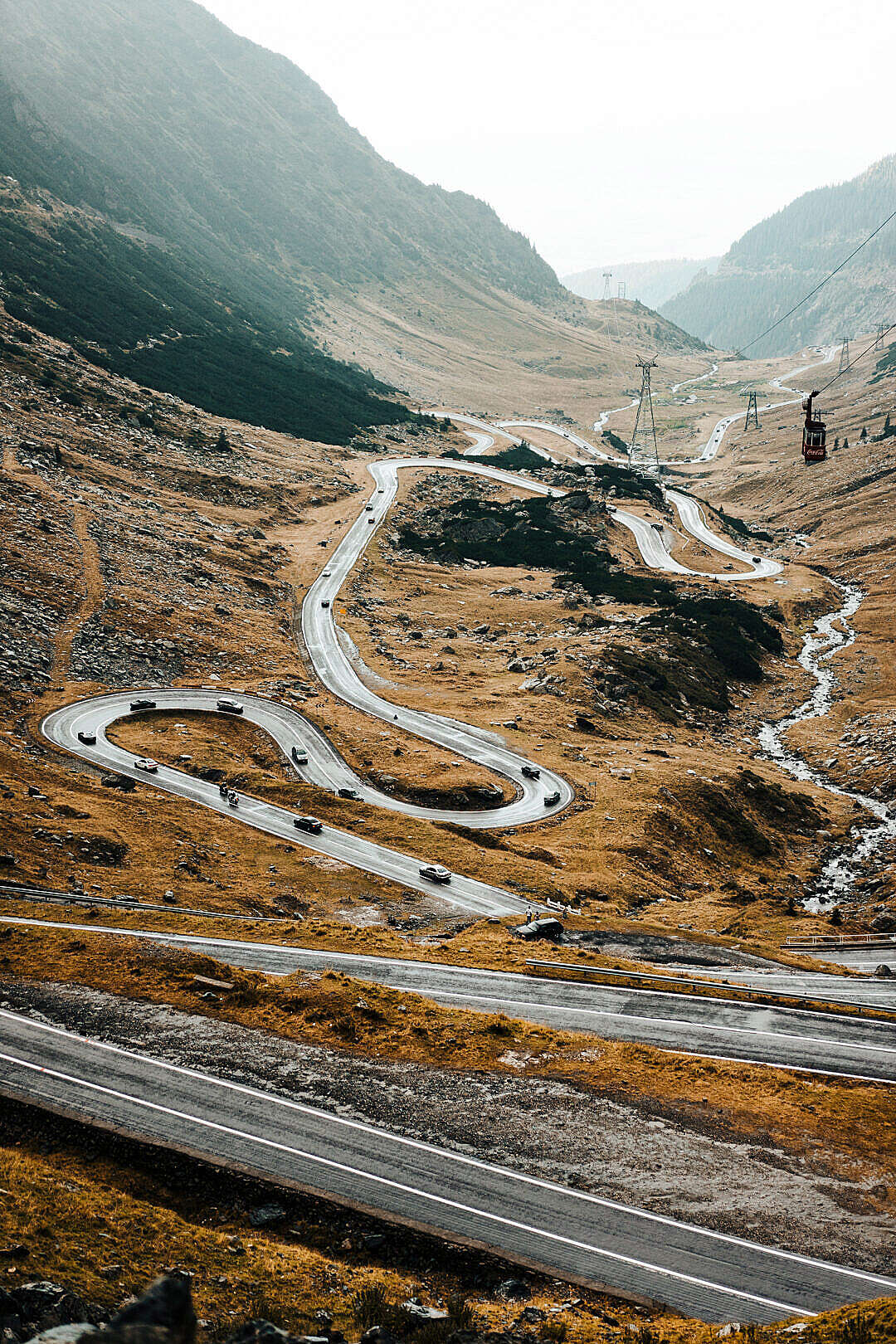 Transfagarasan Road in Romania