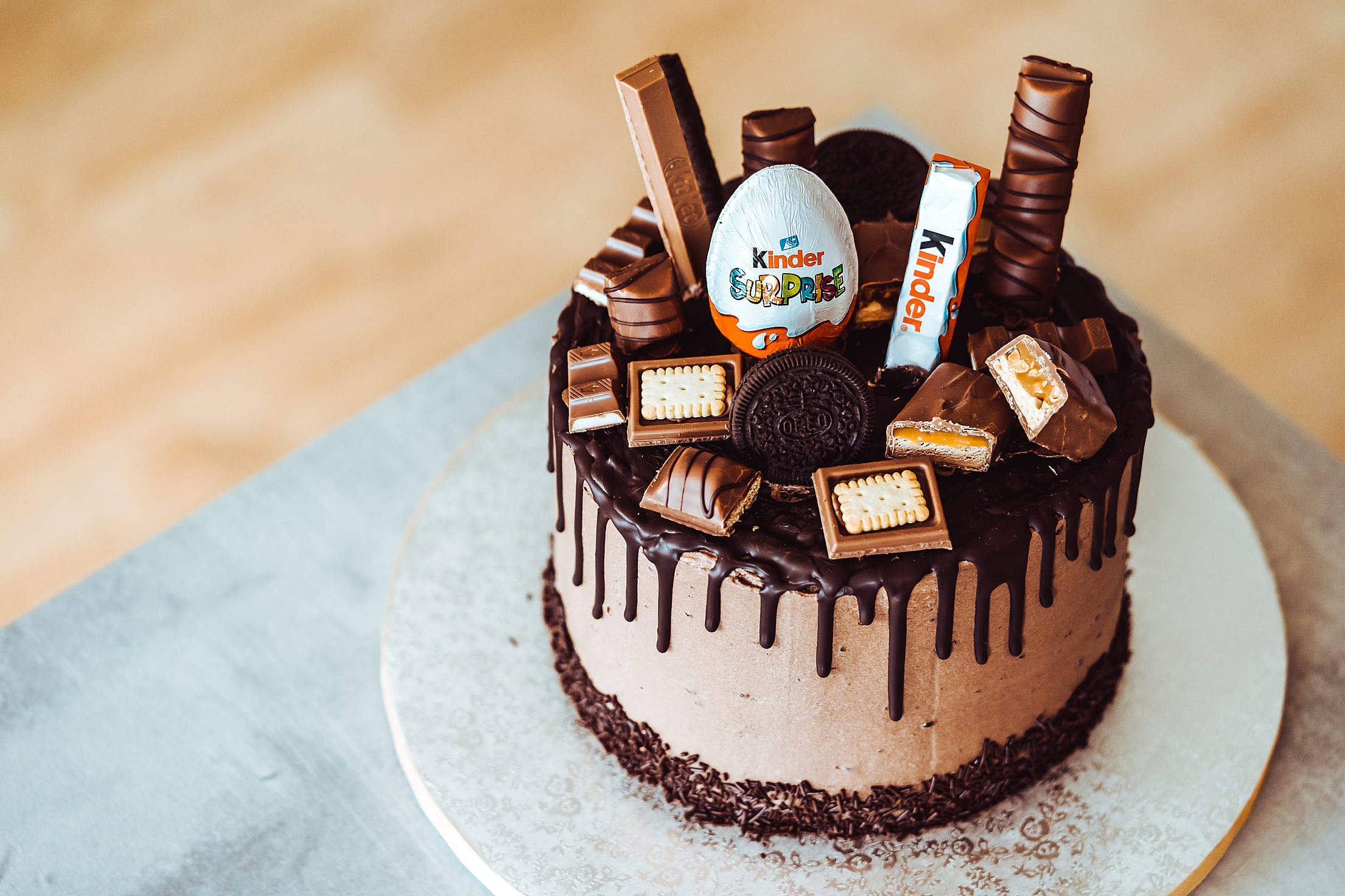 Ultimate Yummy Chocolate Cake Free Stock Photo