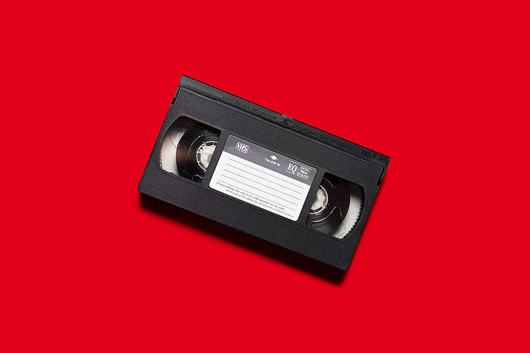 Download VHS Old Video Cassette FREE Stock Photo
