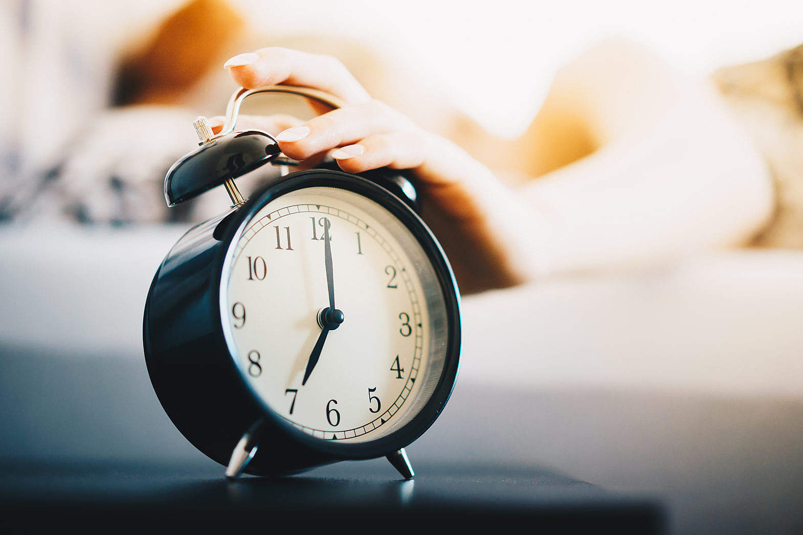 Vintage Alarm Clock Morning Routine Free Stock Photo | picjumbo