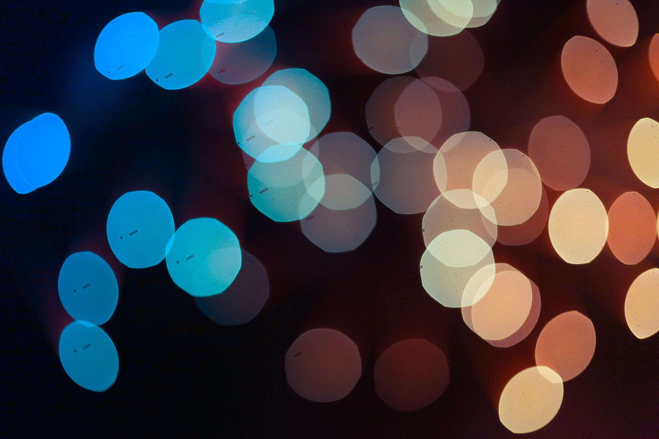 Violet Abstract Bokeh Lights Free Stock Photo