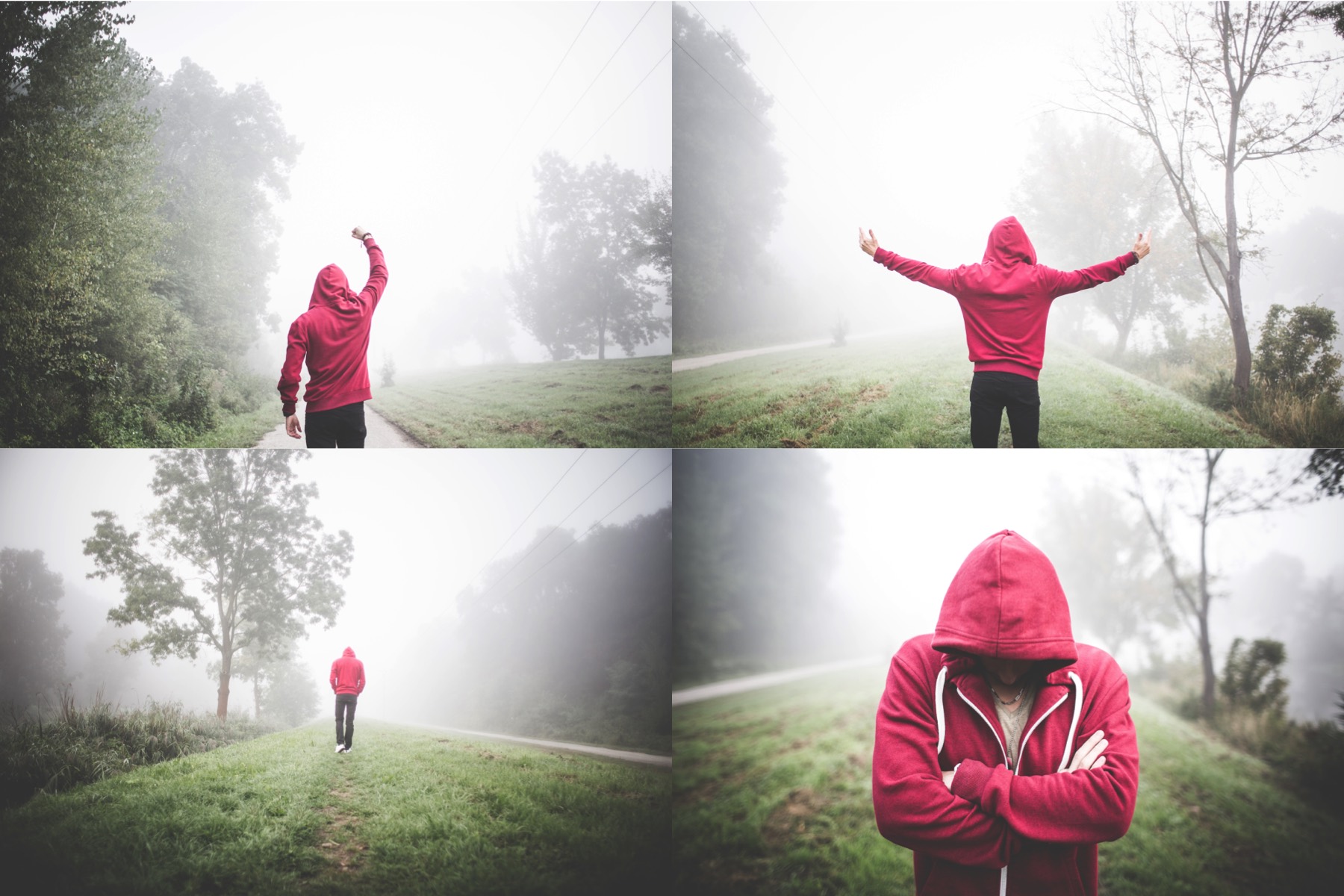 Walking Alone Stock Images