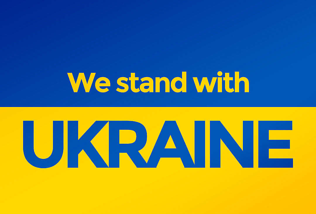 Download We Stand with Ukraine FREE Stock Photo