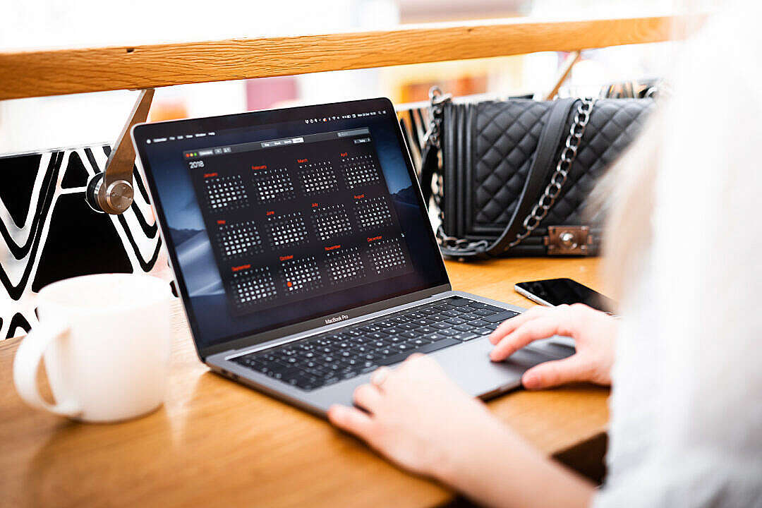Download Woman Freelancer Working on Her Laptop FREE Stock Photo