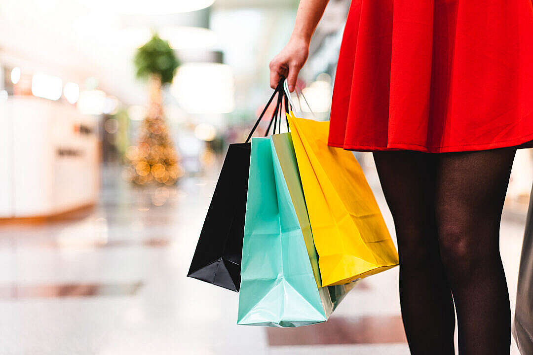 Woman in Shopping Mall