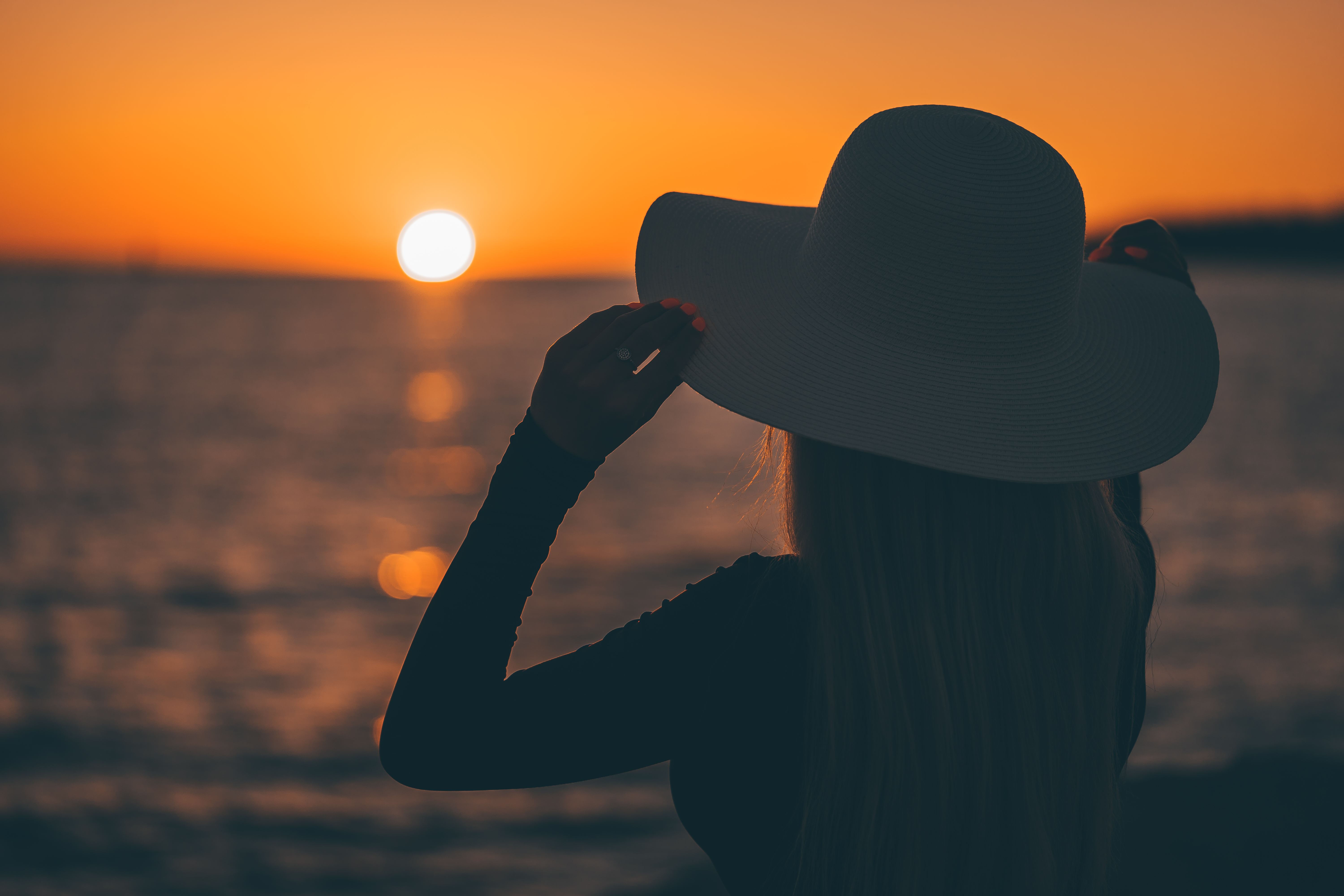 Sunset hat sales