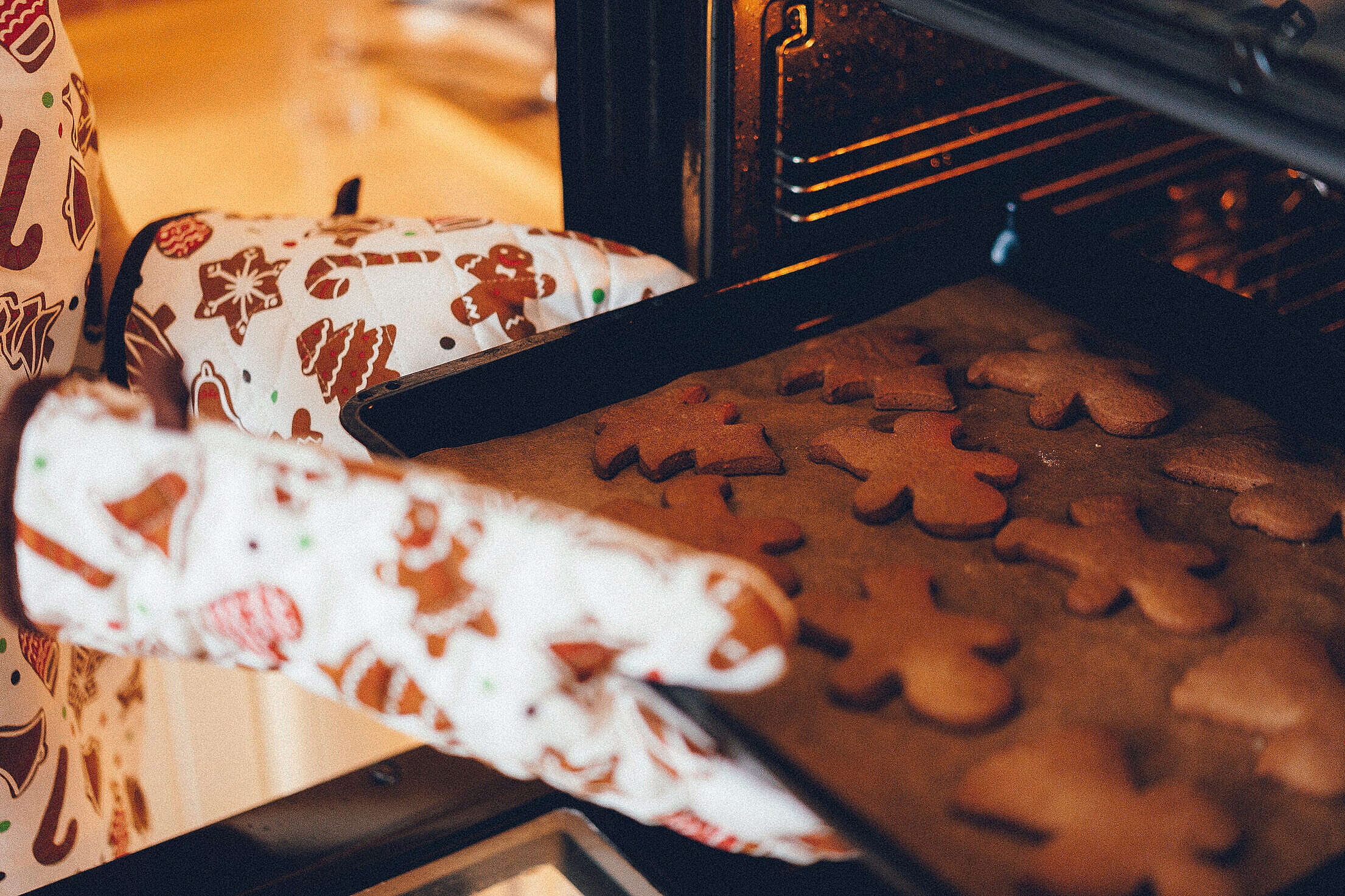 christmas cookies oven