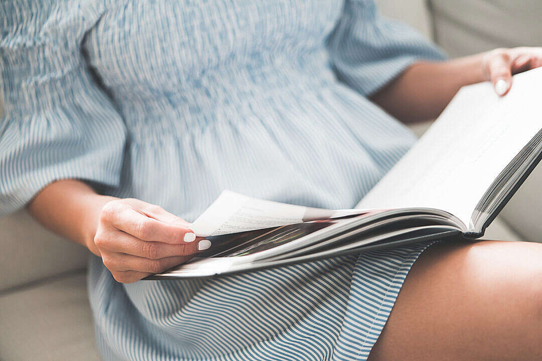 Download Woman Reading a Book FREE Stock Photo
