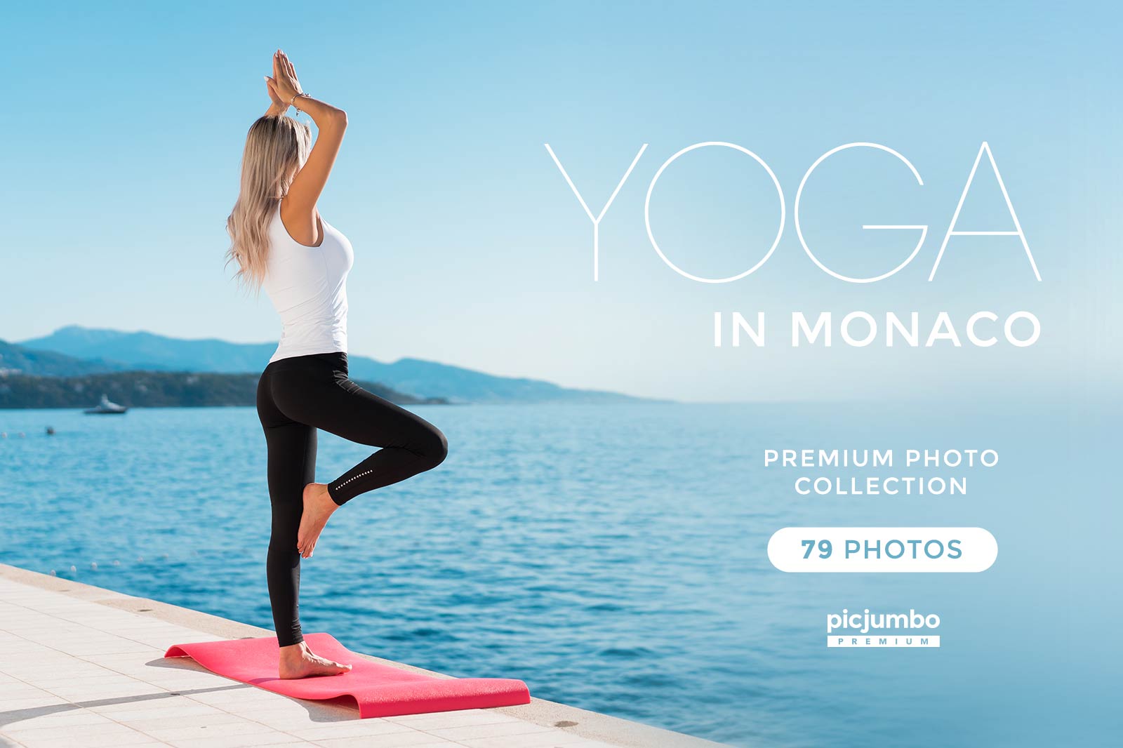 Yoga in Monaco Stock Photo Collection
