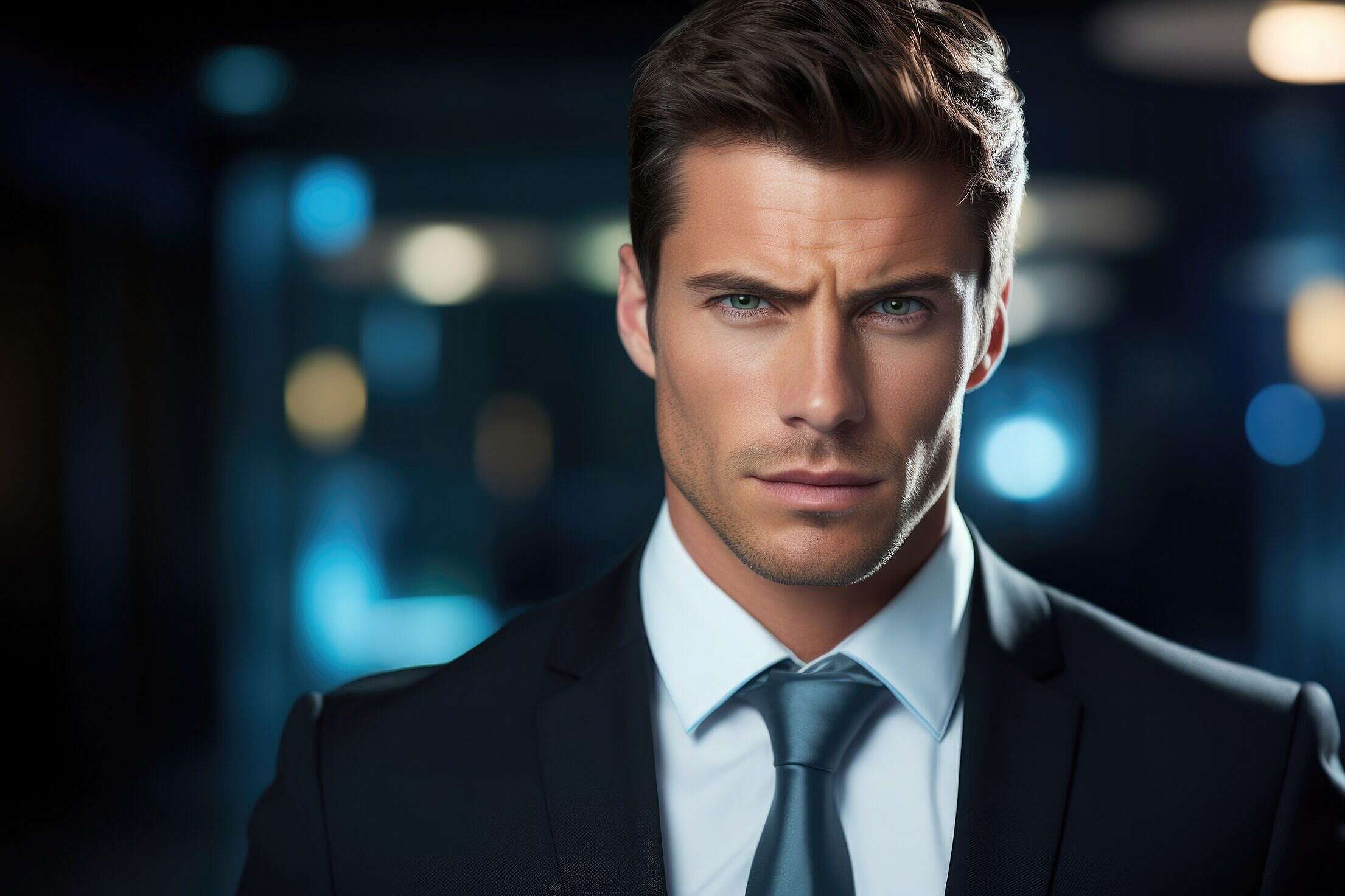 Young Handsome Business Man Suits Portrait Free Stock Photo | picjumbo