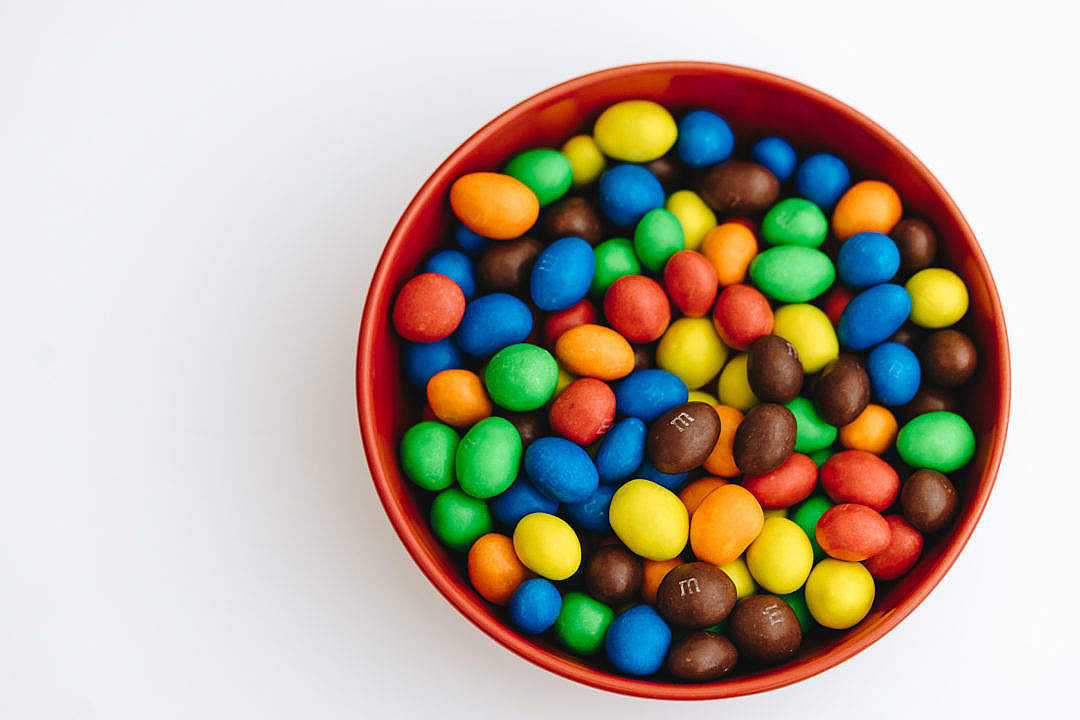 Download Yummy & Colorful Peanut Chocolates FREE Stock Photo